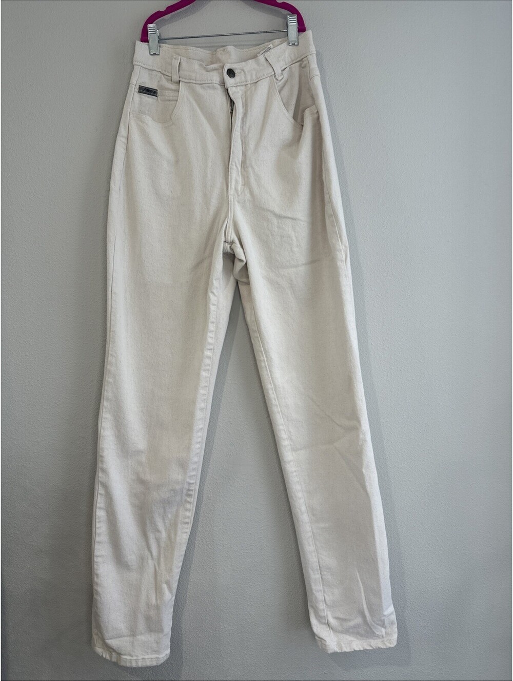 Vintage Roper high-waisted western denim jeans classic offwhite/cream Size 15/16